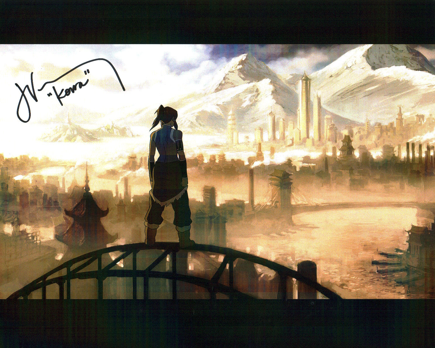 Janet Varney Legend of Korra 8x10 Signed Photo JSA Certified Autograph