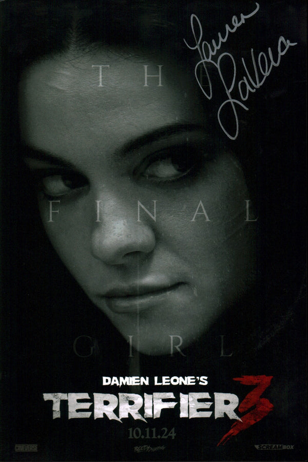 Lauren LaVera Terrifier 8x12 Signed Photo JSA Certified Autograph