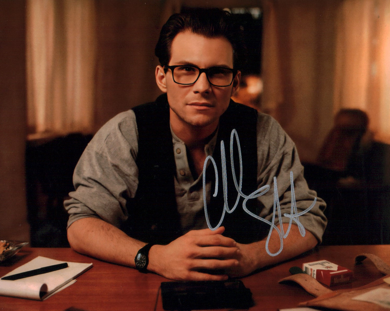 Christian Slater Interview with the Vampire  8x10 Signed Photo JSA Certified Autograph