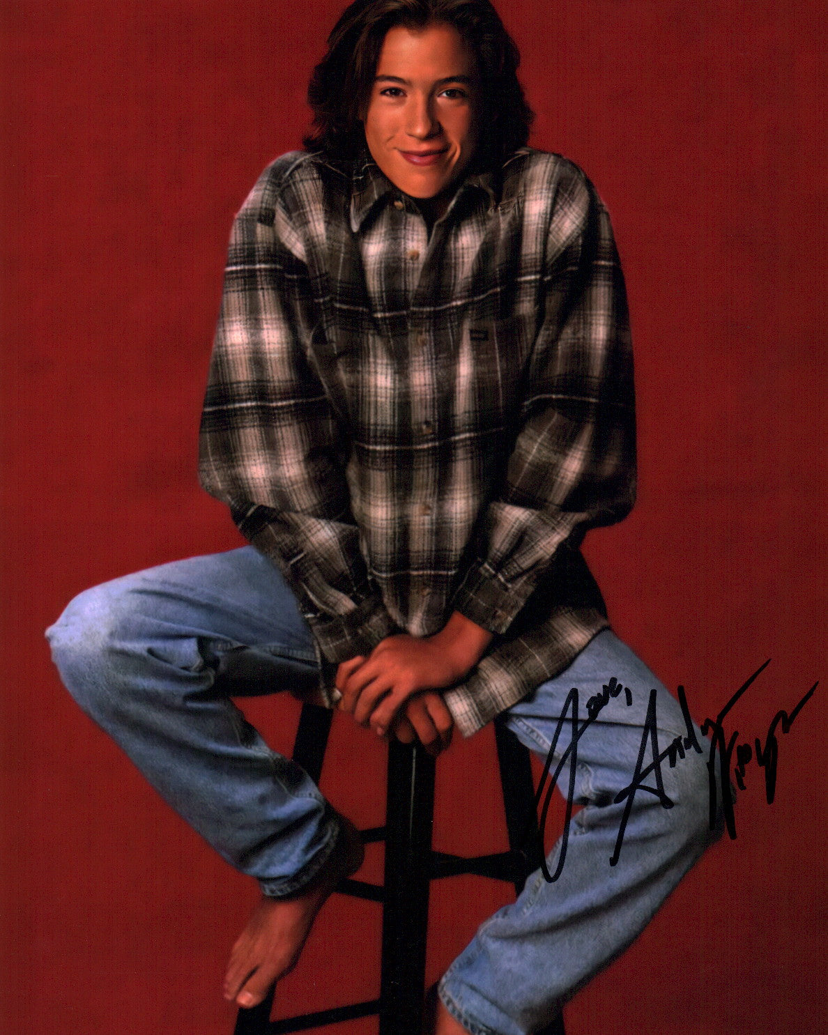 Andrew Keegan 7th Heaven 8x10 Photo Signed JSA Certified Autograph