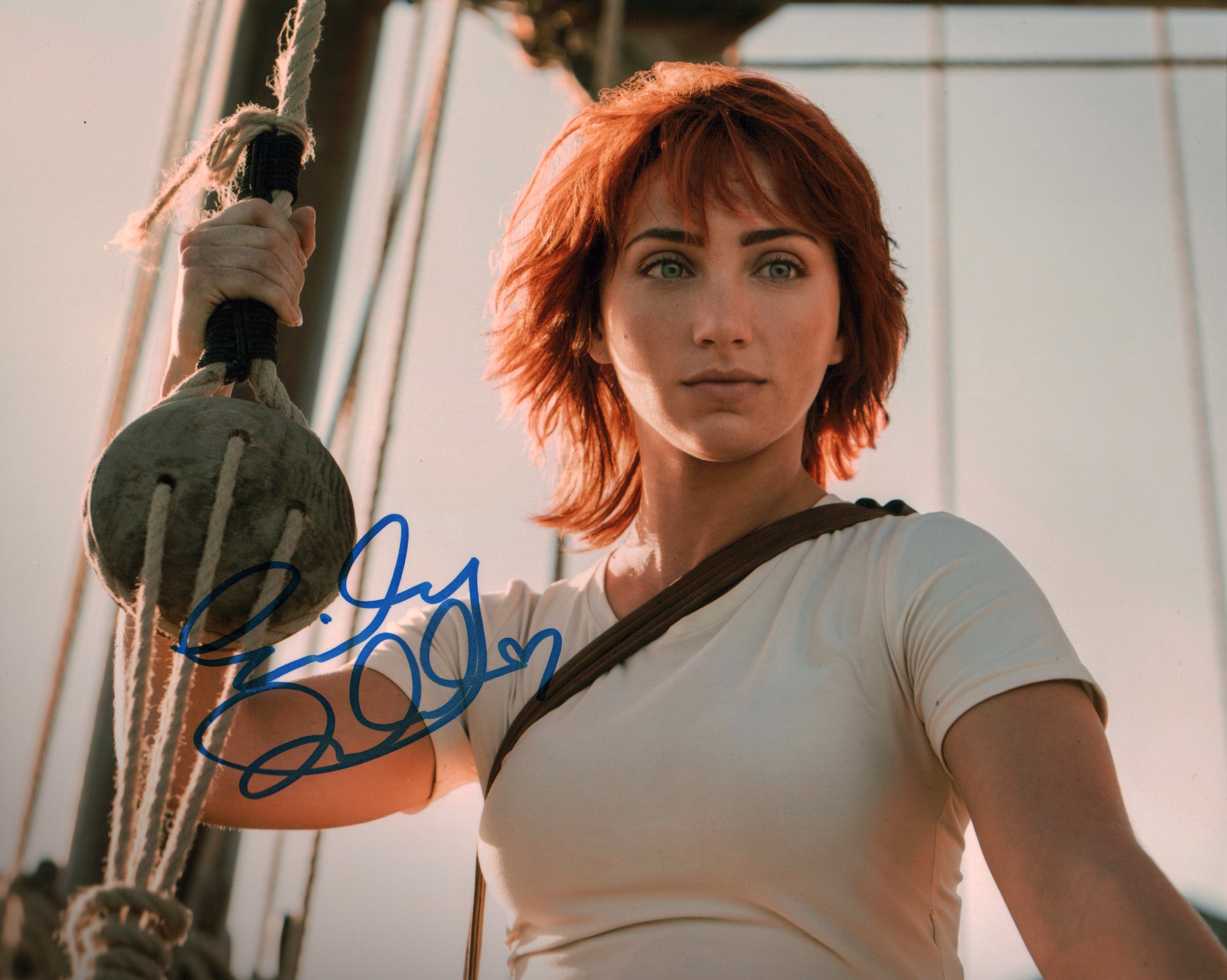 Emily Rudd One Piece 8x10 Signed Photo JSA Certified Autograph