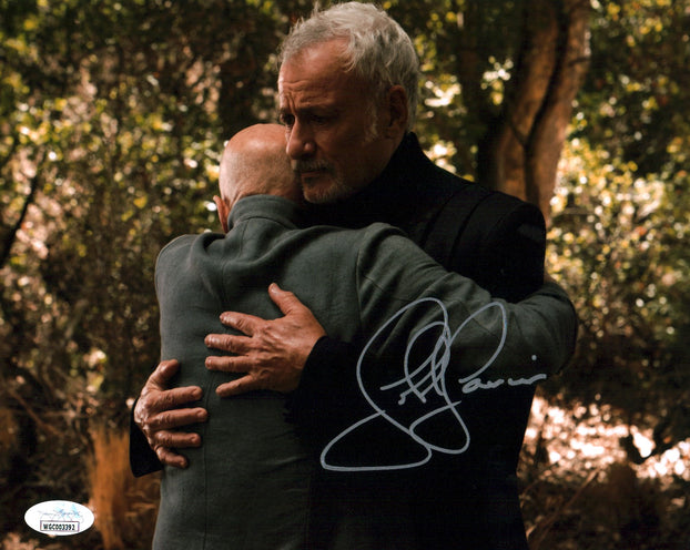 John de Lancie Star Trek Signed Photo 8x10 JSA Certified Autograph