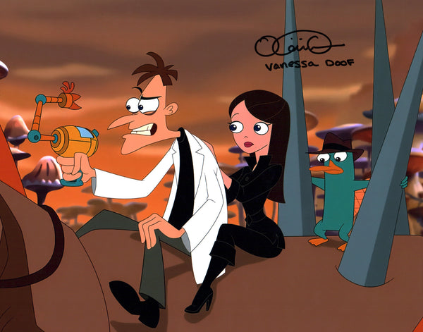 Olivia Olson Phineas and Ferb 11x14 Signed Photo JSA Certified Autograph