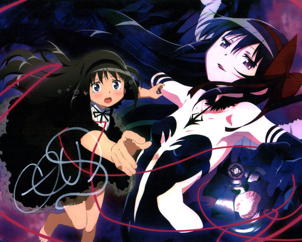 Cristina Vee Puella Magi Madoka Magica 8x10 Photo Signed JSA Certified Autograph