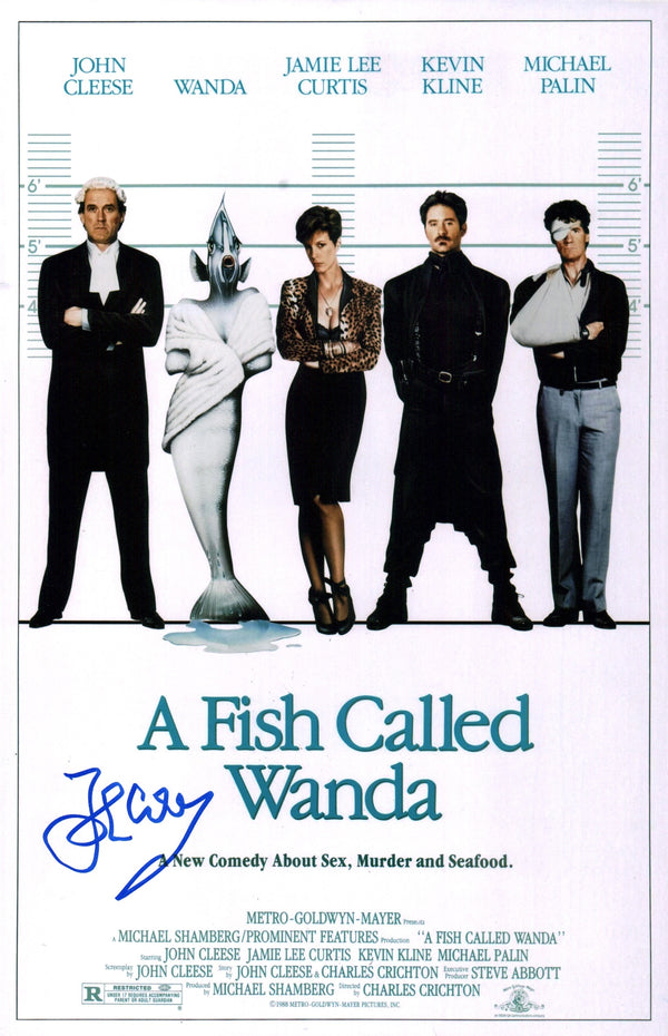 John Cleese A Fish Called Wanda 11x17 Signed Photo Poster JSA Certified Autograph