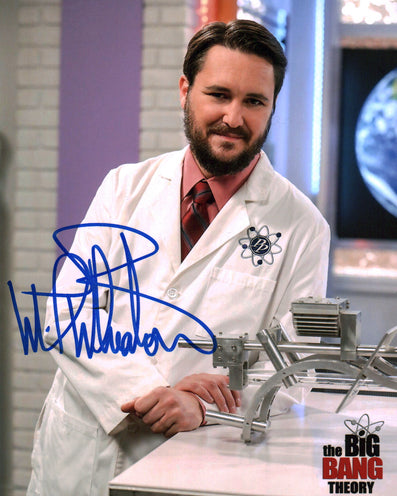 Wil Wheaton The Big Bang Theory 8x10 Photo JSA Certified Autograph