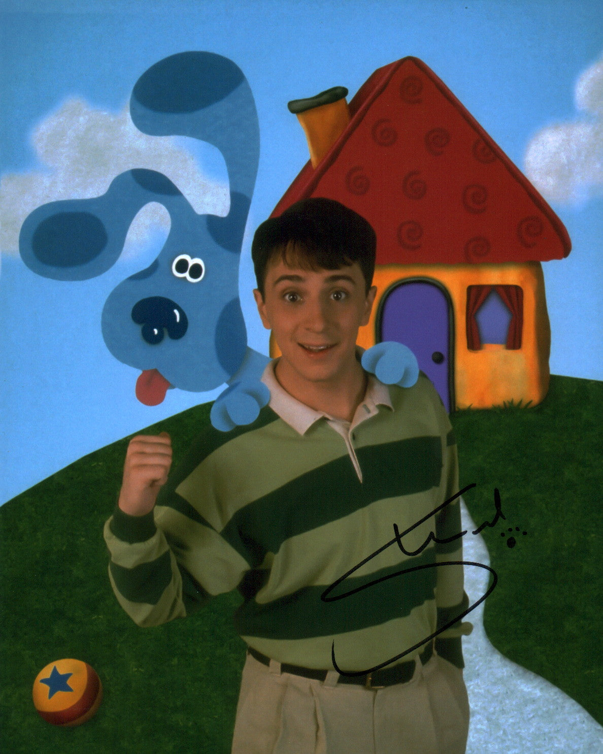 Steve Burns Blues Clues 8x10 Signed Photo JSA Certified Autograph