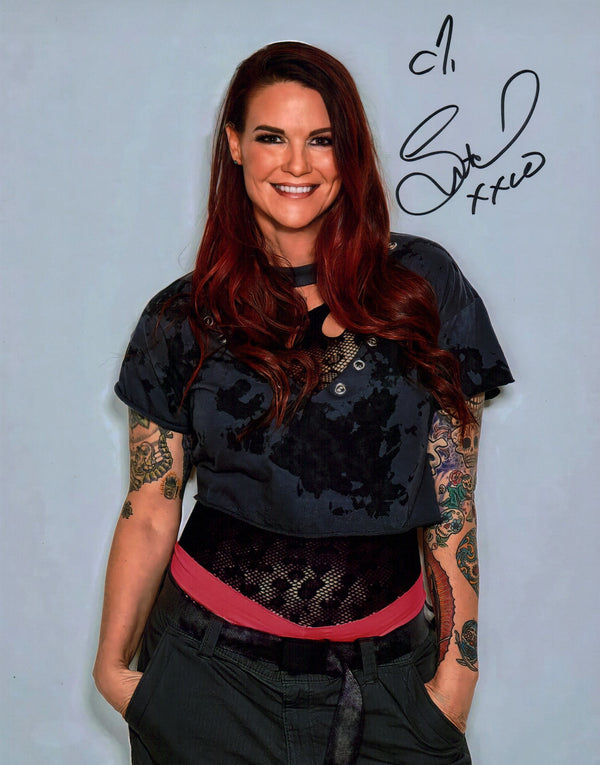 Amy "Lita" Dumas AEW Wrestling 11x14 Signed Photo JSA Certified Autograph