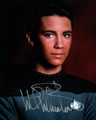 Wil Wheaton Star Trek: The Next Generation 8x10 Photo JSA Certified Autograph