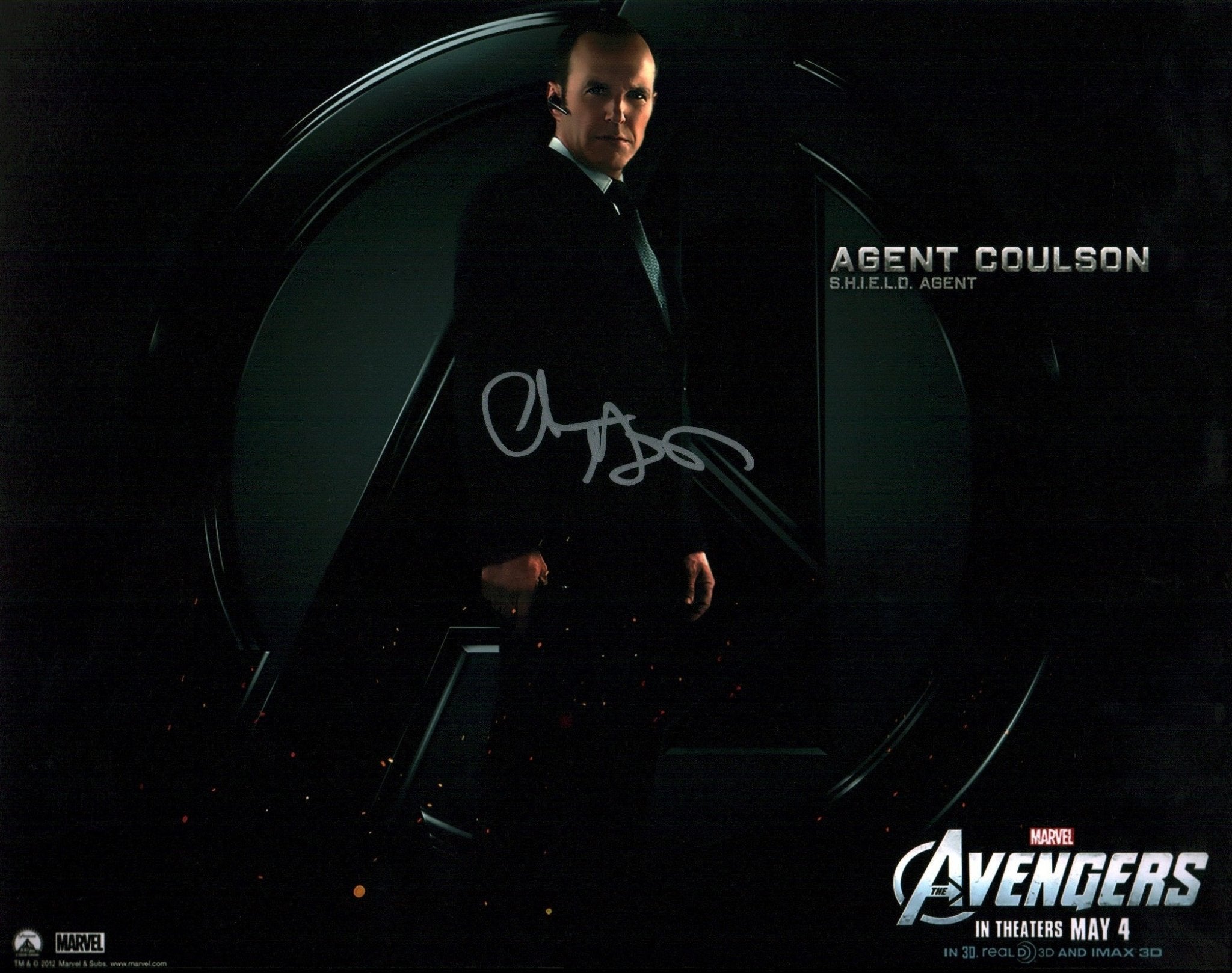 Clark Gregg Agents of S.H.I.E.L.D. 11x14 Signed Photo Poster JSA Certified Autograph