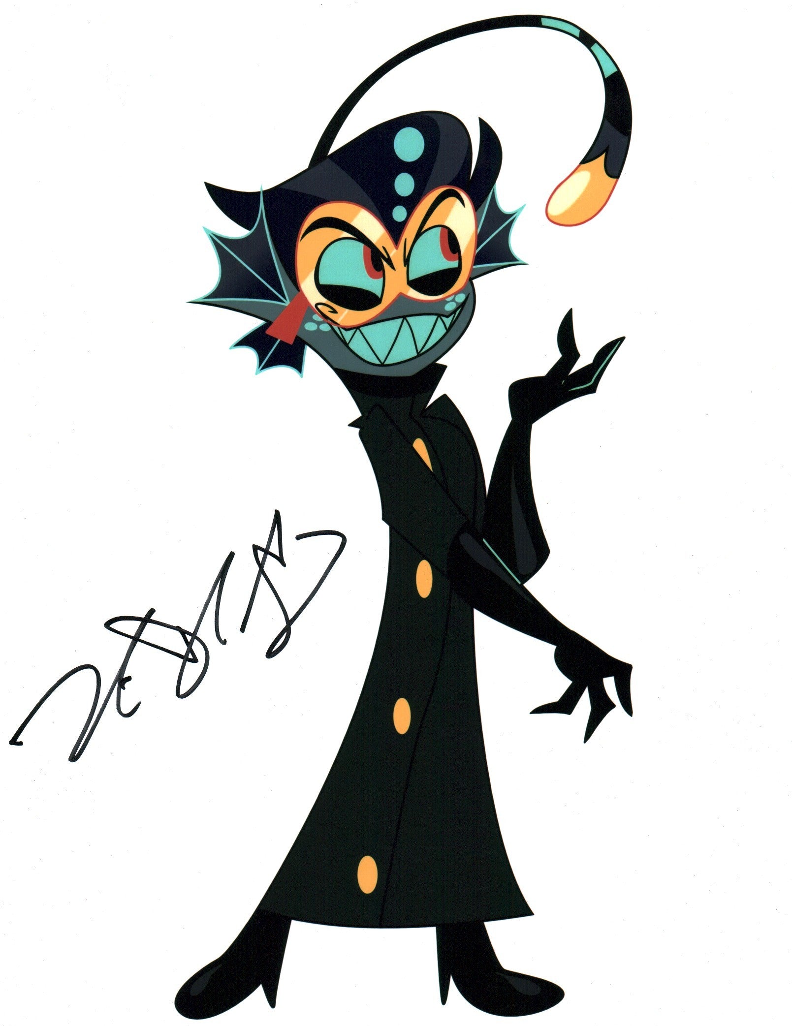Kevin Del Aguila Hazbin Hotel 11x14 Signed Photo