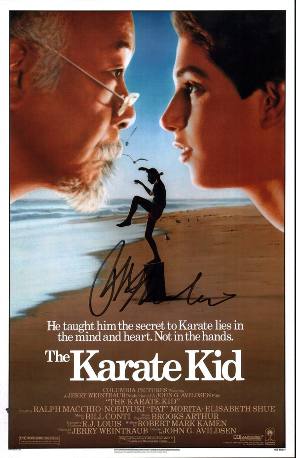 Ralph Macchio The Karate Kid 11x17 Signed Photo