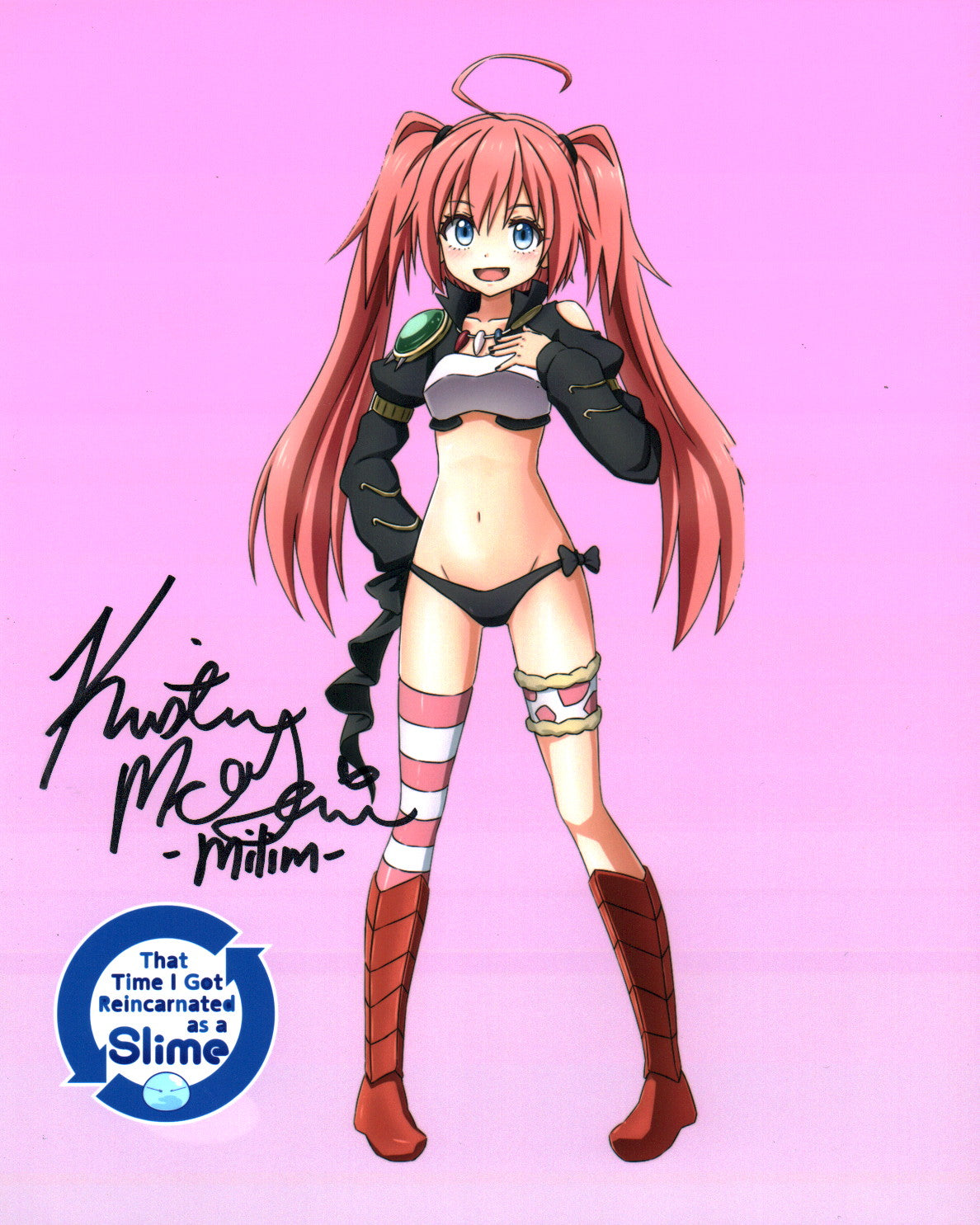 Kristen McGuire That Time I Got Reincarnated as a Smile 8x10 Photo JSA Certified Autograph