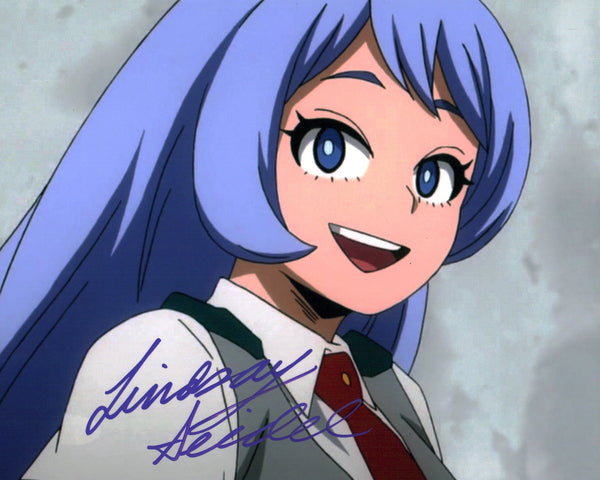 Lindsay Seidel My Hero Academia 8x10 Signed Photo JSA Certified Autograph