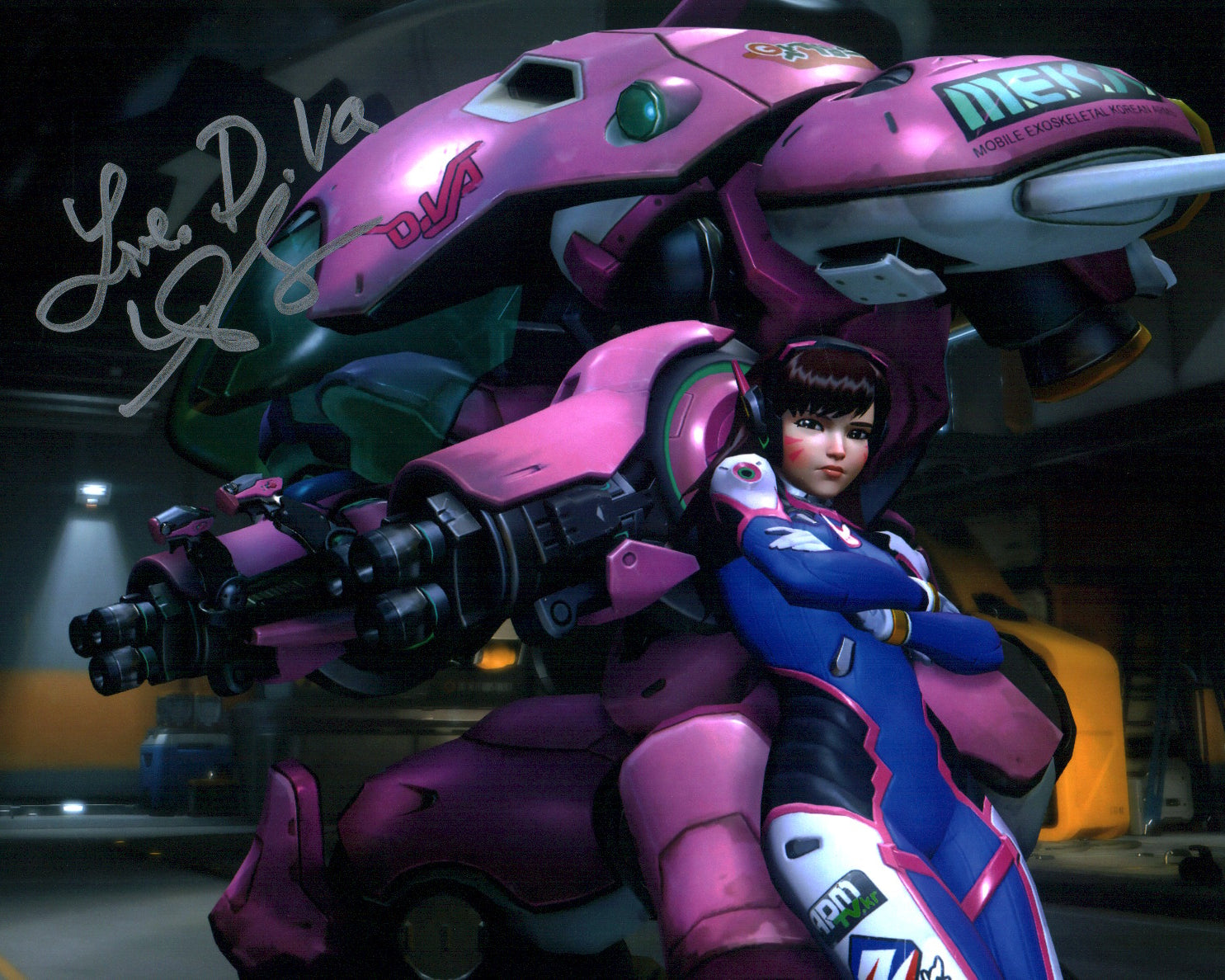 Charlet Chung Overwatch 8x10 Photo JSA Certified Autograph