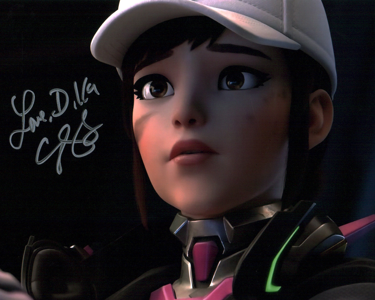 Charlet Chung Overwatch 8x10 Photo JSA Certified Autograph