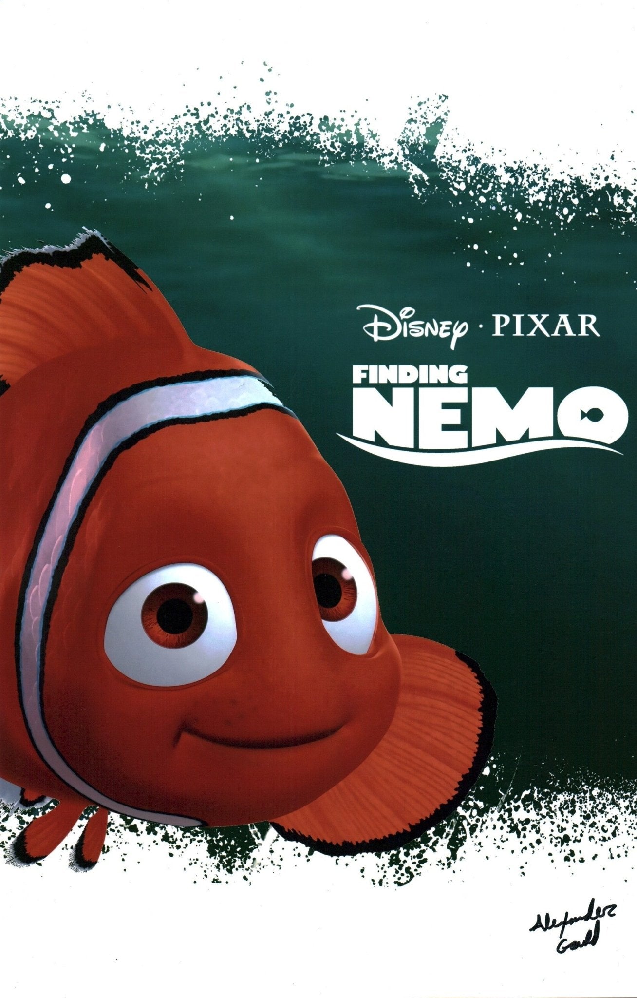 Alexander Gould Finding Nemo 11x17 Signed Photo Poster JSA Certified Autograph