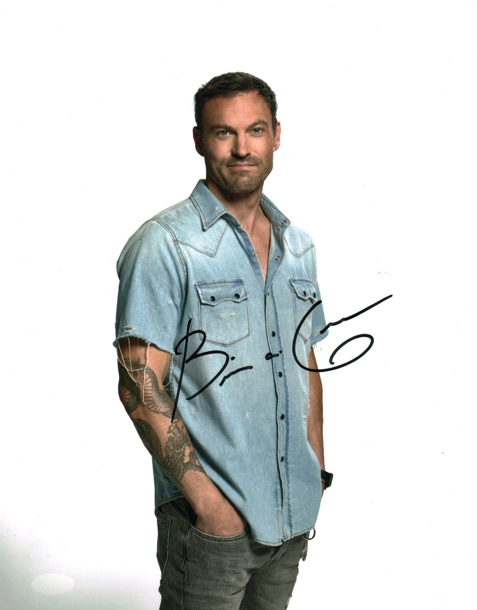 Brian Austin Green BH90210 11x14 Photo Poster Signed JSA Certified Autograph