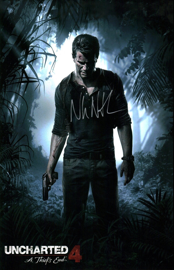 Nolan North Uncharted 11x17 Signed Photo Poster JSA Certified Autograph
