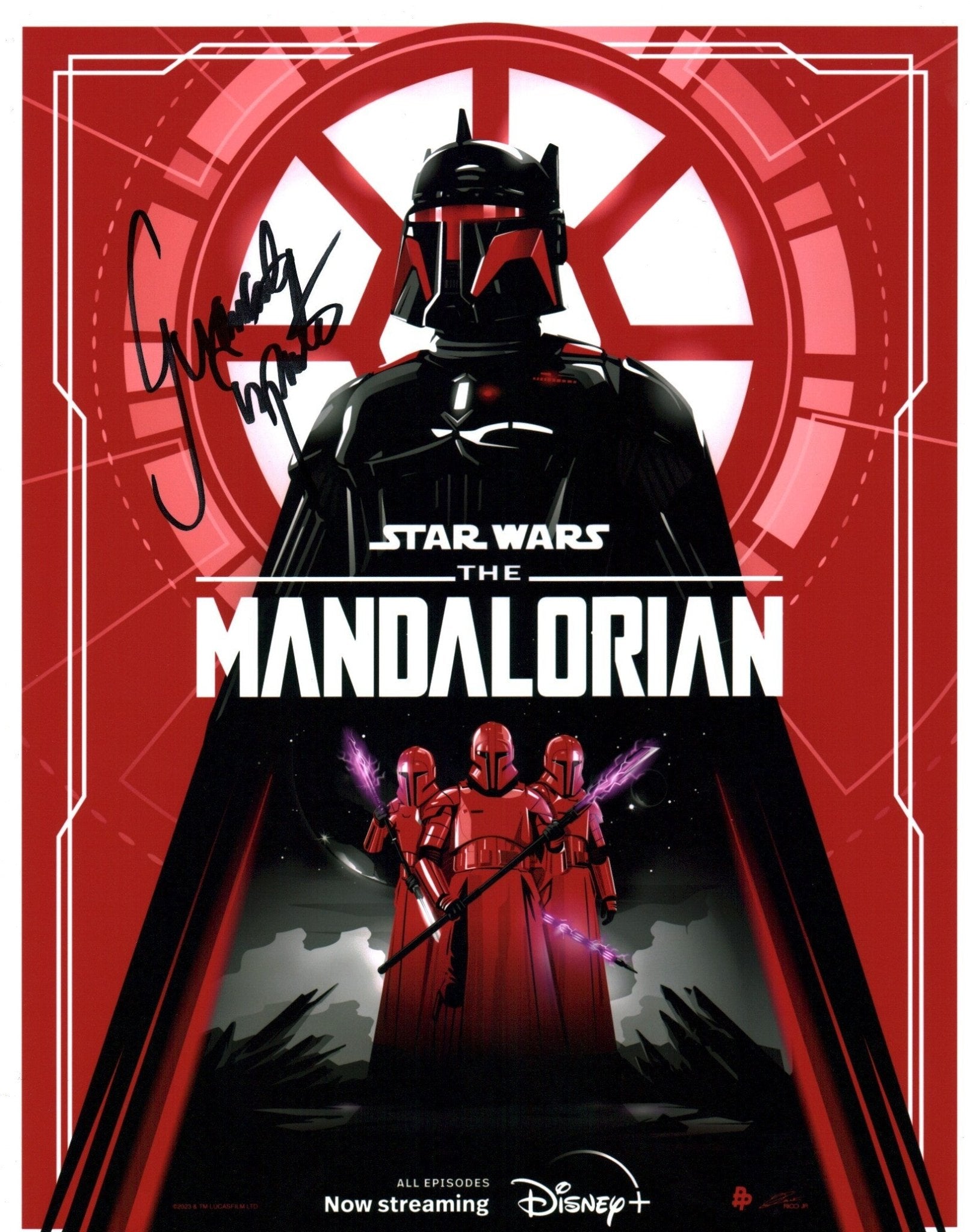 Giancarlo Esposito The Mandalorian 11x14 Photo Poster Signed Autograph JSA Certified