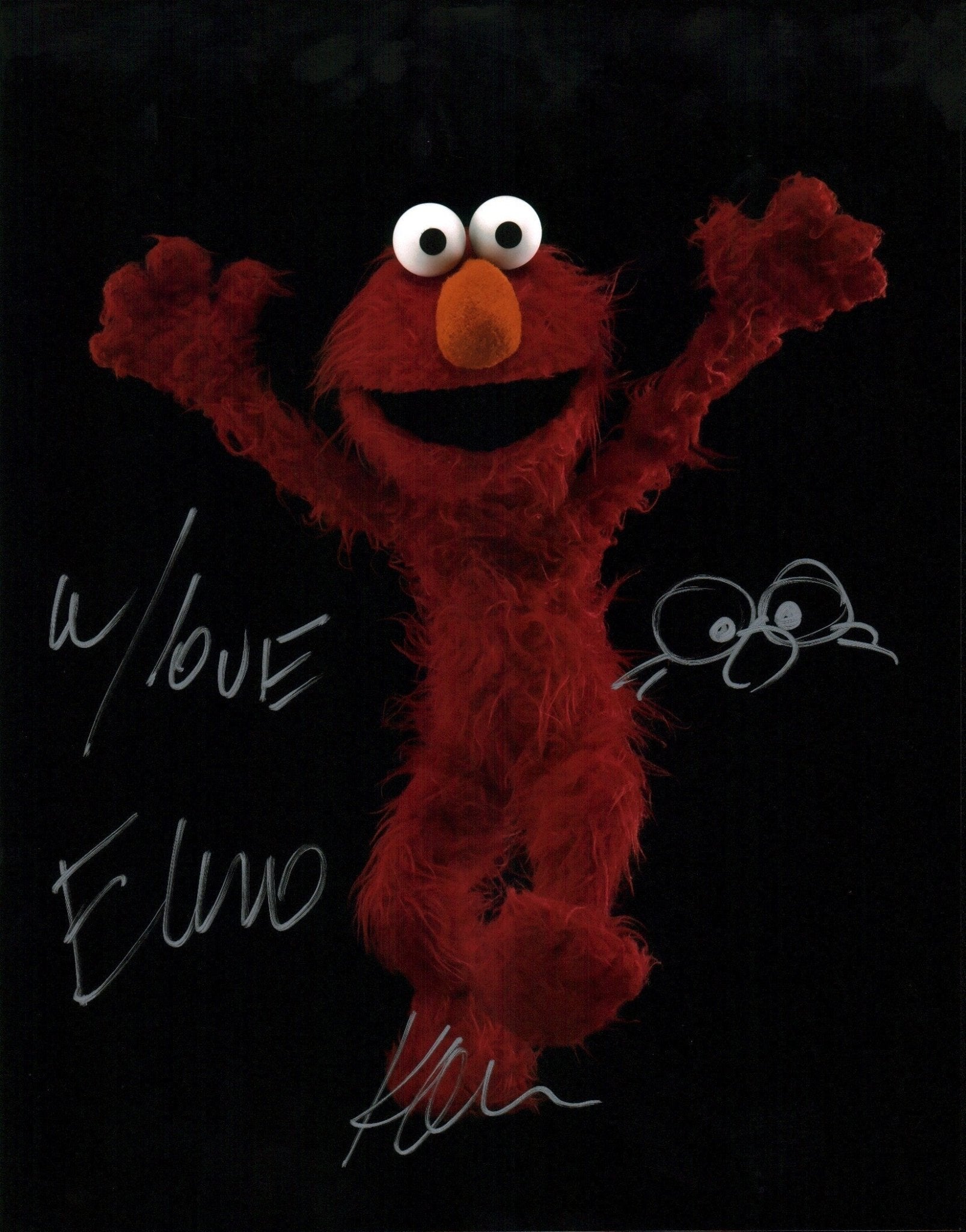 Kevin Clash Elmo 11x14 Signed Photo Poster JSA Certified Autograph
