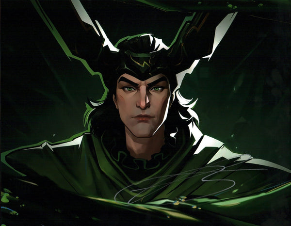 Troy Baker Marvel Loki 11x14 Signed Photo Poster JSA Certified Autograph