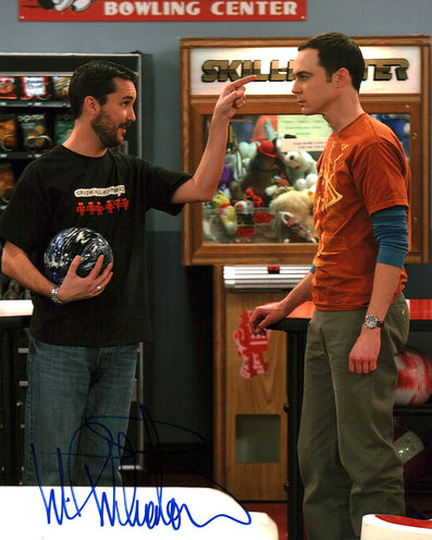 Wil Wheaton The Big Bang Theory 8x10 Photo JSA Certified Autograph