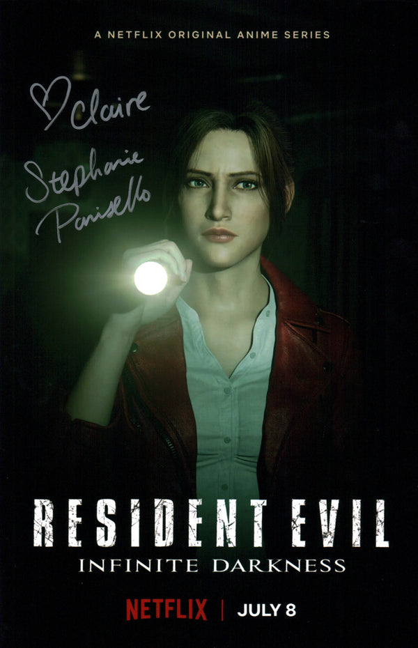 Stephanie Panisello Resident Evil 11x17 Signed Photo Poster JSA Certified Autograph