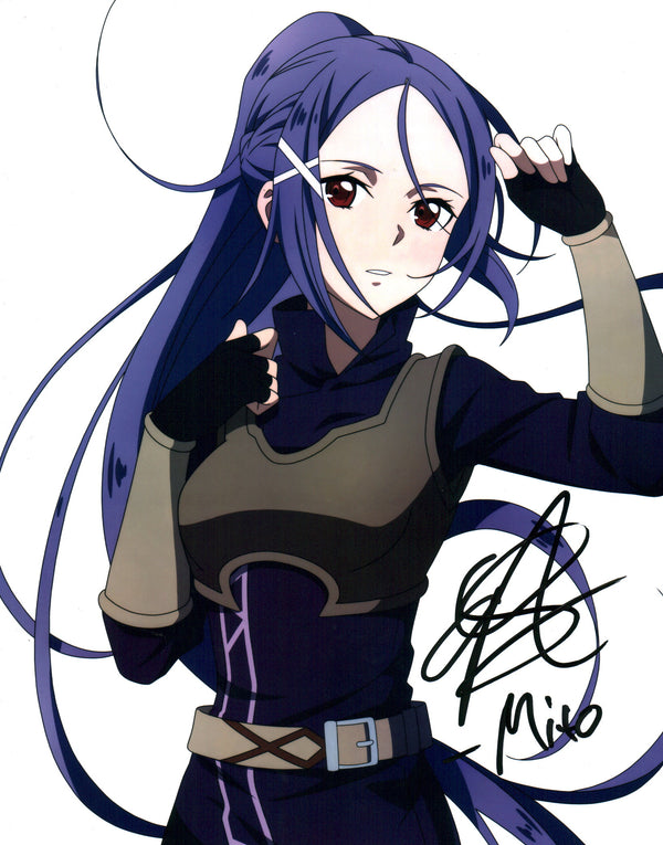 Anairis Quinones Sword Art Online 11x14 Photo Poster Signed JSA Certified Autograph