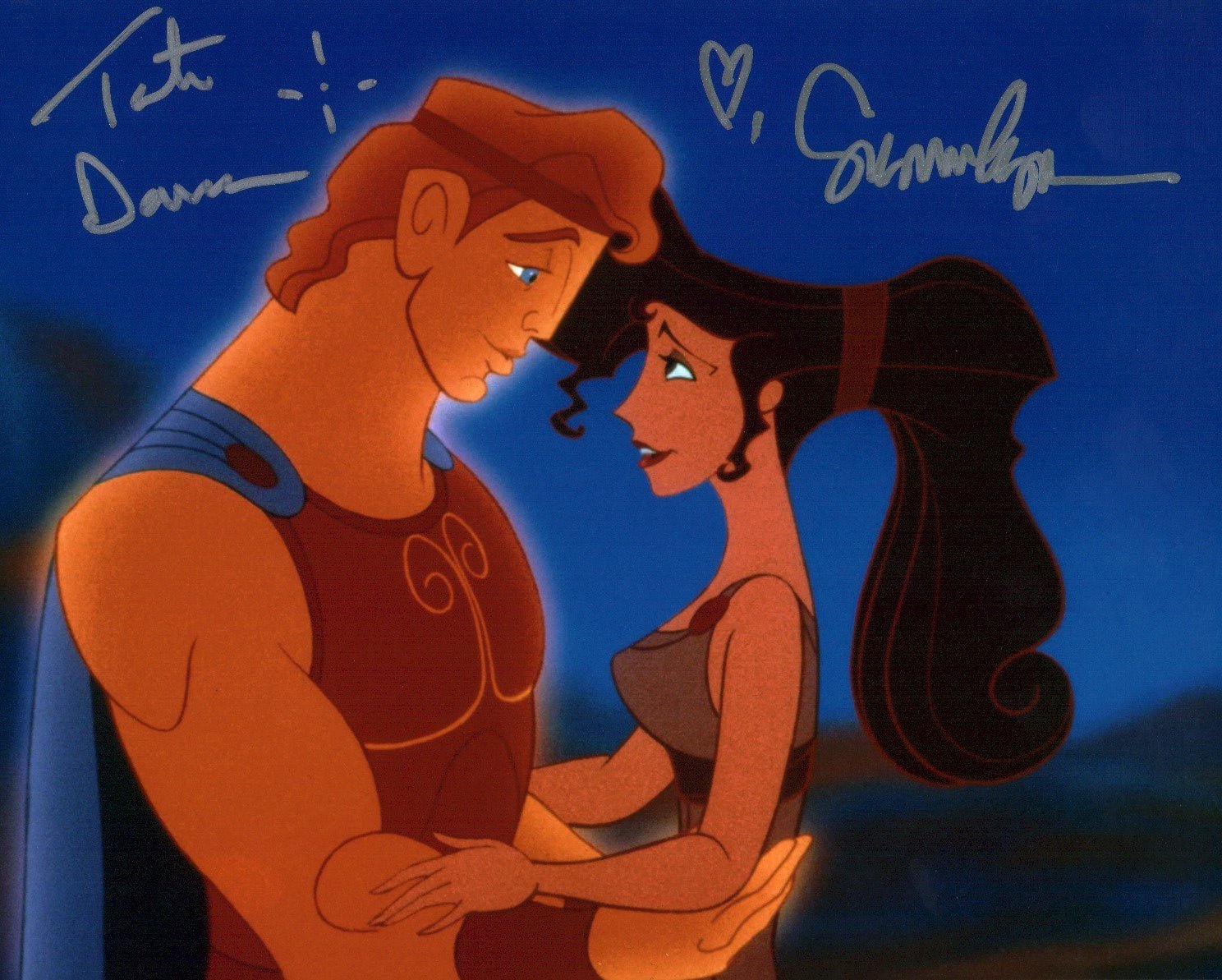 Disney Hercules 8x10 Signed Photo Donovan Egan JSA Certified Autograph