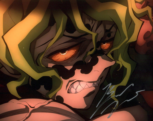 Brandon McInnis Demon Slayer 8x10 Signed Photo JSA Certified Autograph