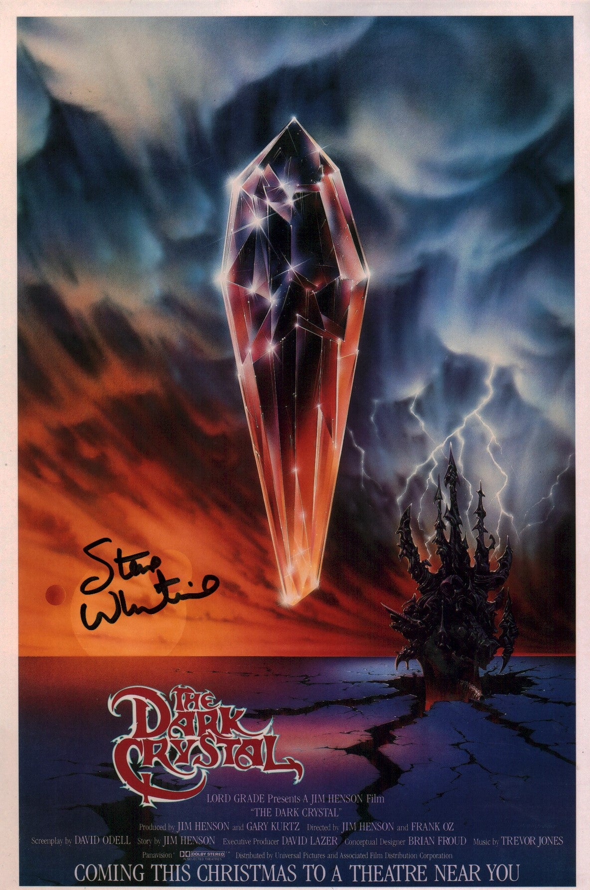 Steve Whitmire The Dark Crystal 8x12 Signed Photo JSA COA Certified Autograph