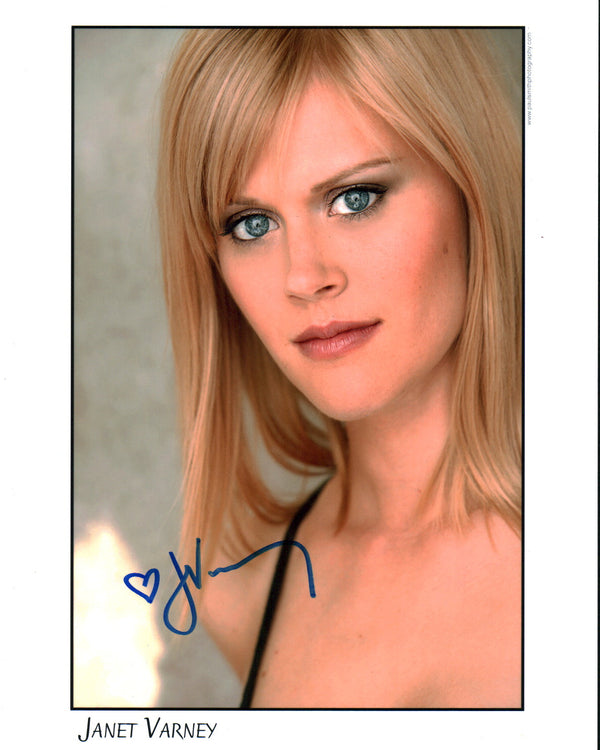 Janet Varney 8x10 Signed Photo JSA Certified Autograph