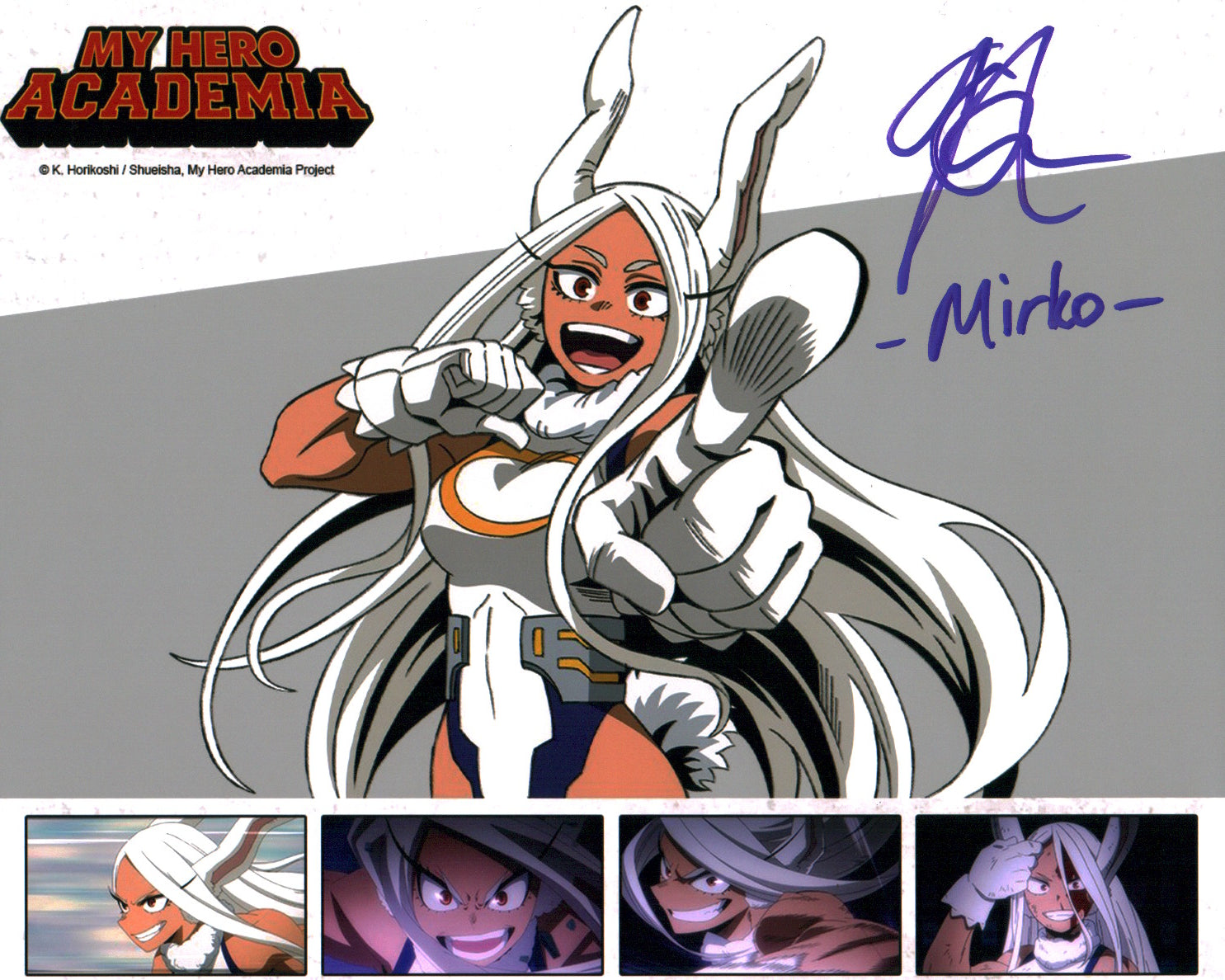 Anairis Quinones My Hero Academia 8x10 Photo Signed JSA Certified Autograph