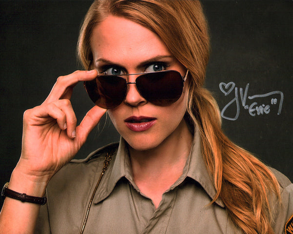 Janet Varney Stan Against Evil 8x10 Signed Photo JSA Certified Autograph