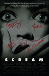 Scream 11x17 Signed Photo Cast x5 Lillard, Ulrich, Kennedy, Waddell, Jackson JSA Certified Autograph