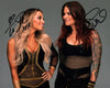 AEW Wrestling 8x10 Signed Photo Cast x2 Trish Stratus, Lita JSA Certified Autograph