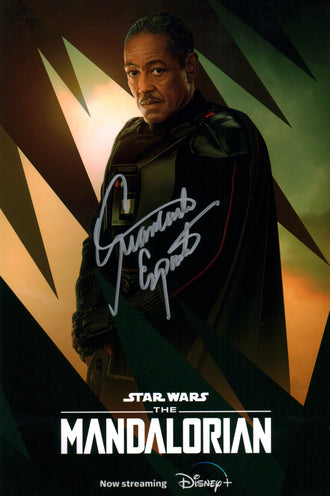 Giancarlo Esposito Star Wars The Mandalorian 8x12 Signed Photo JSA Certified Autograph