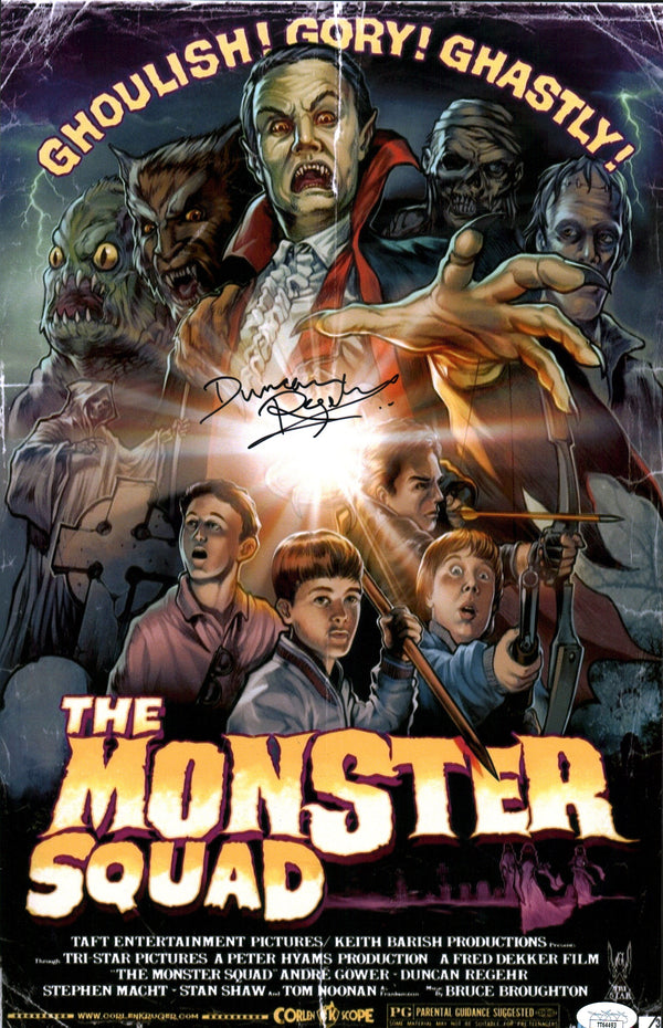 Duncan Regehr The Monster Squad 11x17 Photo Poster Signed Autograph JSA Certified COA Auto