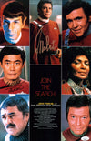 Star Trek III: The Search for Spock 11x17 Poster Cast x4 Signed Koenig Nichols Shatner Takei JSA Certified Autograph