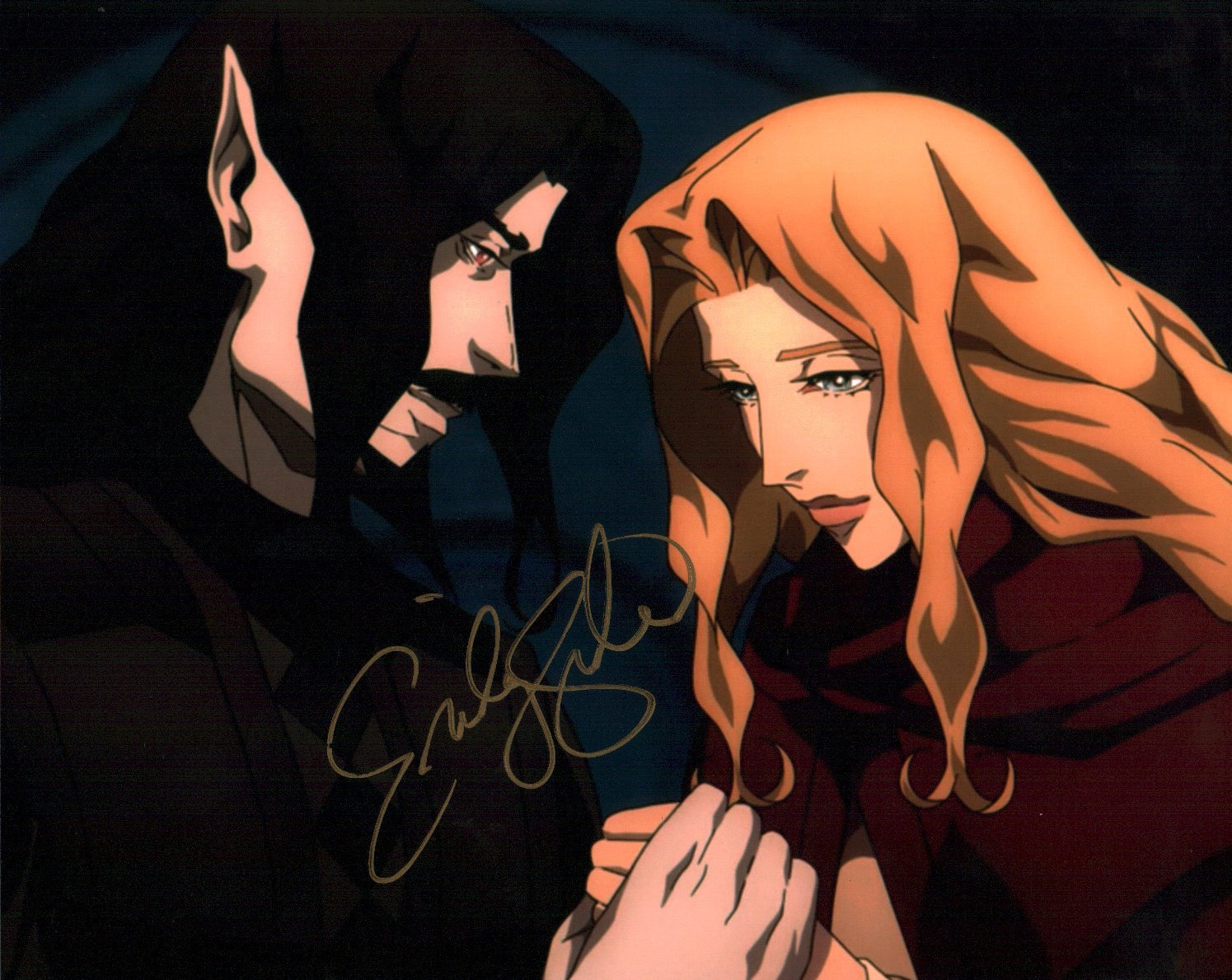 Emily Swallow Castlevania 8x10 Signed Photo JSA Certified Autograph