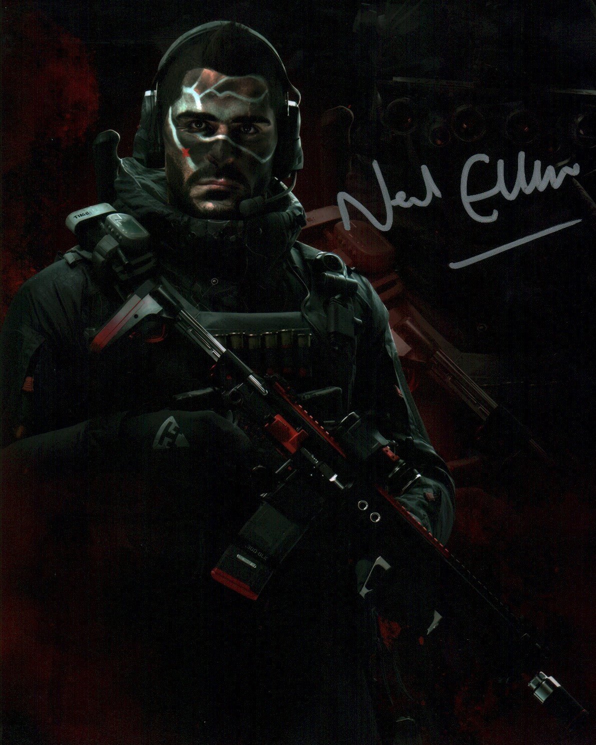 Neil Ellice Call of Duty: Modern Warfare III 8x10 Signed Photo JSA Certified Autograph