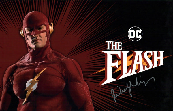 John Wesley Shipp The Flash 11x17 Photo Poster Signed JSA Certified Autograph