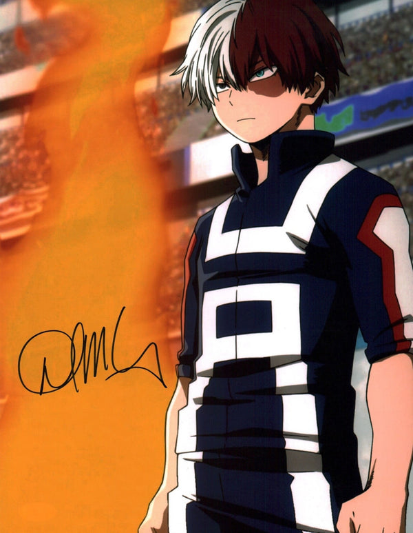 David Matranga My Hero Academia 11x14 Signed Photo Poster JSA Certified Autograph