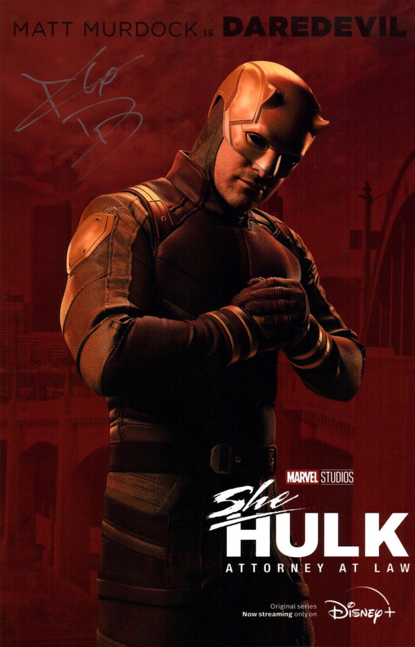 Charlie Cox Daredevil 11x17 Signed Photo Poster JSA Certified Autograph