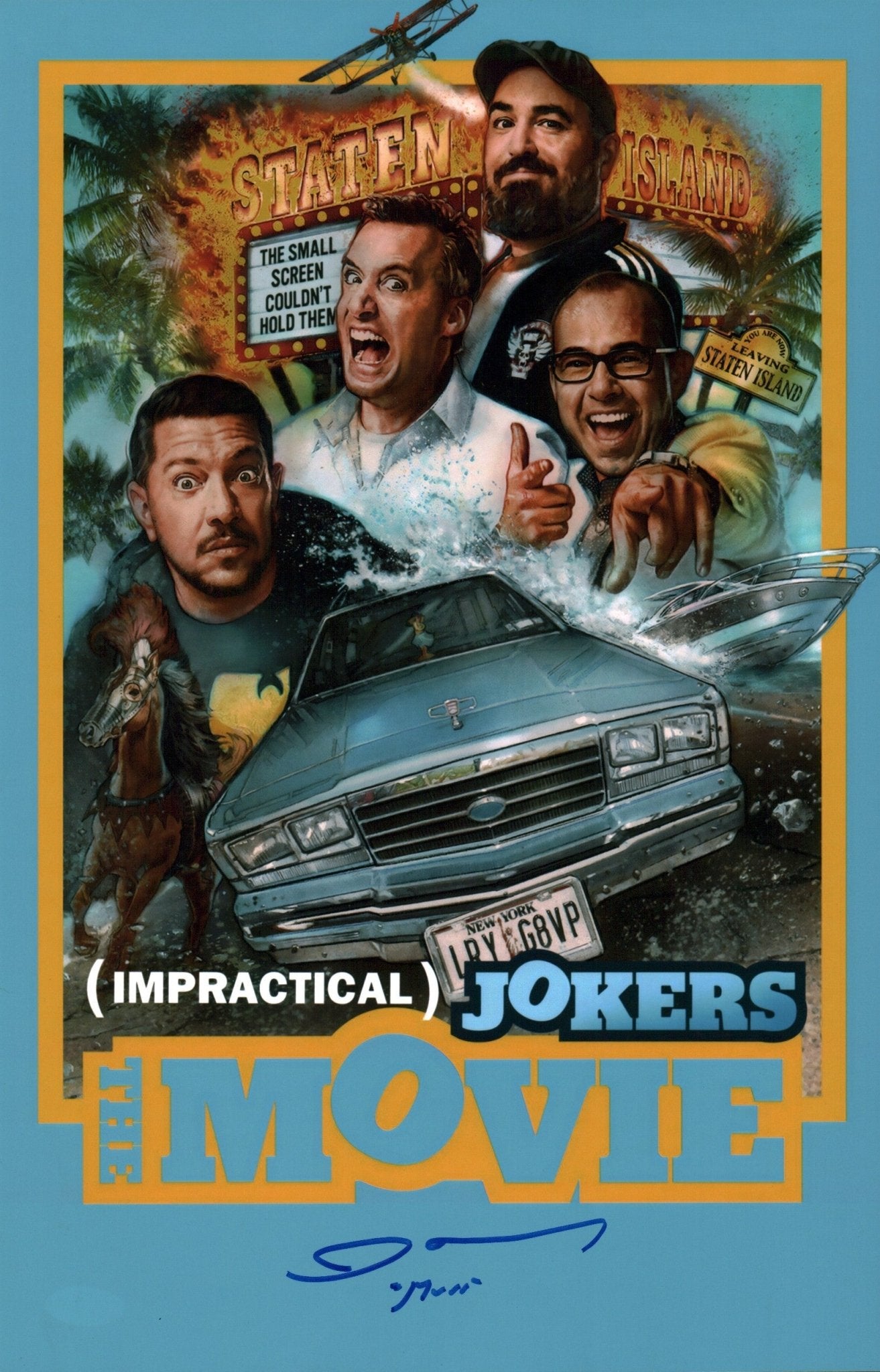 James Murray Impractical Jokers The Movie 11x17 Photo Poster Signed JSA Certified Autograph
