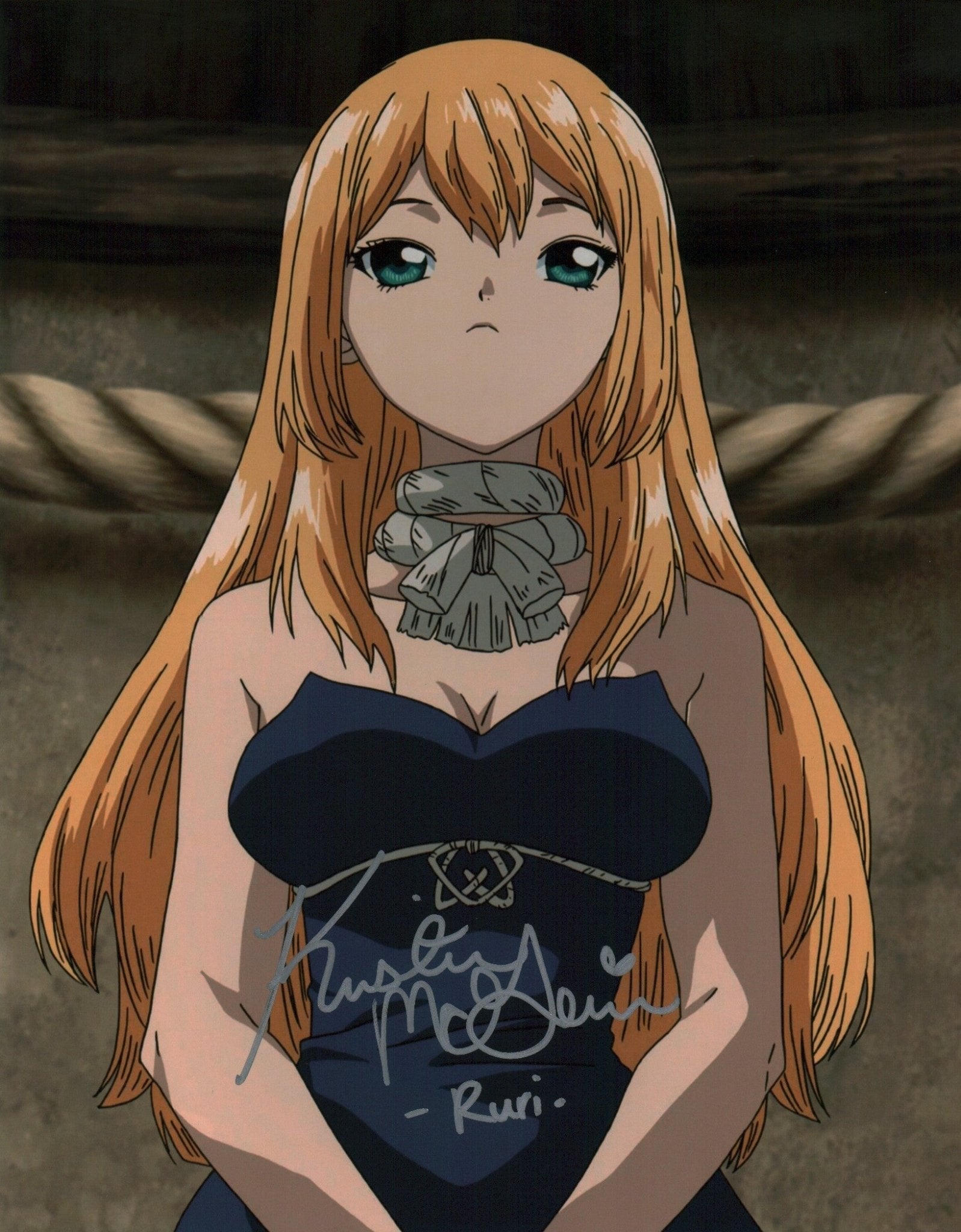 Kristen McGuire Dr. Stone 11x14 Photo Poster JSA Certified Autograph