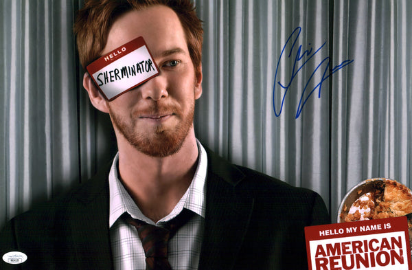 Chris Owen American Reunion 11x17 Signed Photo Poster JSA COA Certified Autograph