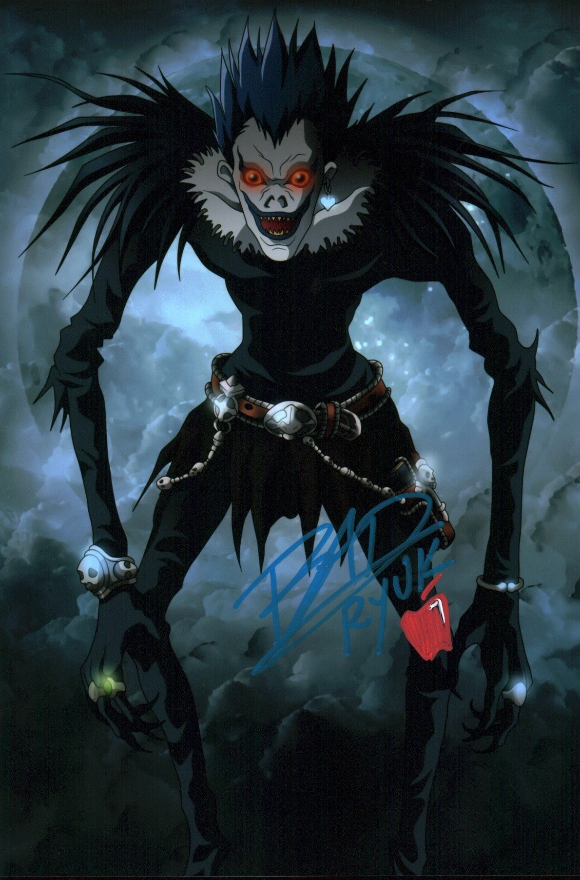 Brian Drummond Death Note 8x12 Signed Photo JSA Certified Autograph