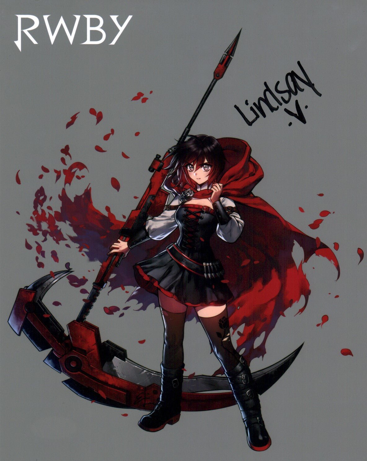 RWBY 直筆サイン入りポスター　JSA認定書付き　① RWBY 直筆サイン入りミニポスター JSA認定書付き ⑤ - メルカリ
